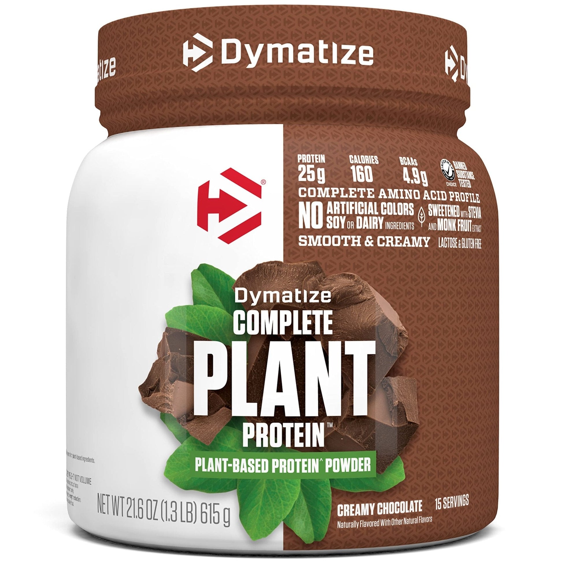 Dymatize Vegan Plant Protein, Creamy Chocolate, 25g Protein, 4.8g BCAAs, Complete - Maple Wellness Supplements
