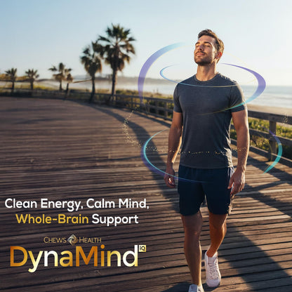 DynaMind iQ Brain Supplement for Memory and Focus for Adults - Nootropic Chews | Coffee Fruit & Mushroom Supplement Blend, Memory Focus Supplement, Caffeine Focus Pills Alternative, 4 Count - Maple Wellness Supplements