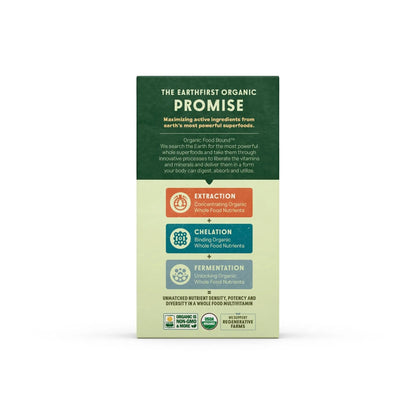 EarthFirst Organic Men’s Multi Once Daily, Whole-Food Multivitamin with 19 Vitamins & Minerals for Energy, Heart, Bone Strength - Maple Wellness Supplements
