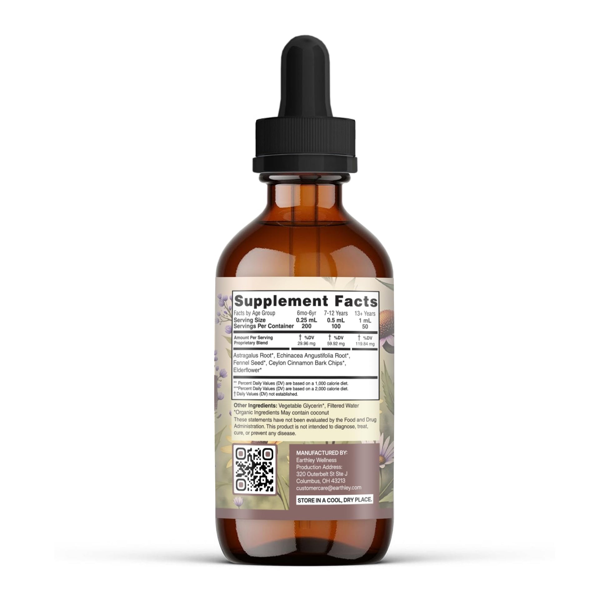 Earthley Wellness Feel Better Fast, All-Natural Relief for Minor Ailments, Organic Herbal Formula, Supports Immune & Digestive Health, Echinacea Root and More - Maple Wellness Supplements
