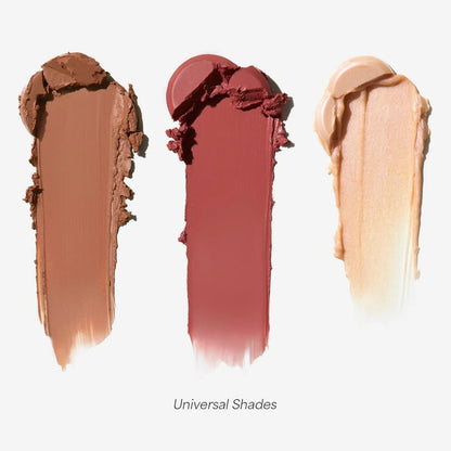 EarthsCure Glow Trio - 3 Piece Set: Bronzer, Blush, and Highlighter. Buildable Cream Sticks For a Luminous, Natural, and Youthful Look - Maple Wellness Supplements