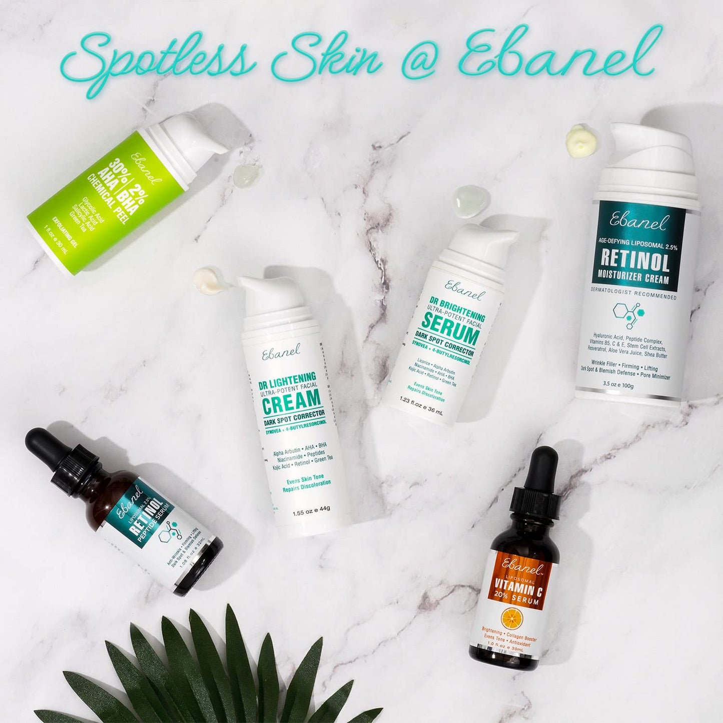 Ebanel Bundle of 10 Pack Bubble Clay Masks, and 2.5% Retinol Serum - Maple Wellness Supplements