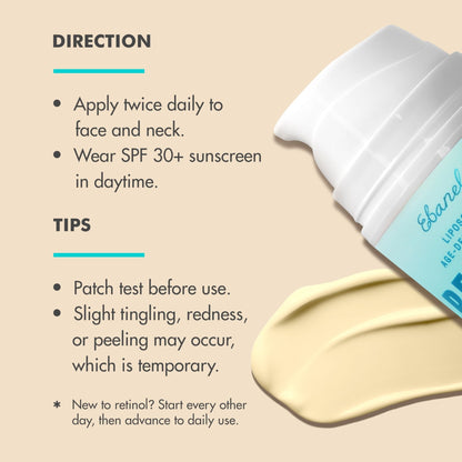 Ebanel Bundle of 2.5% Retinol Moisturizer and Serum - Maple Wellness Supplements