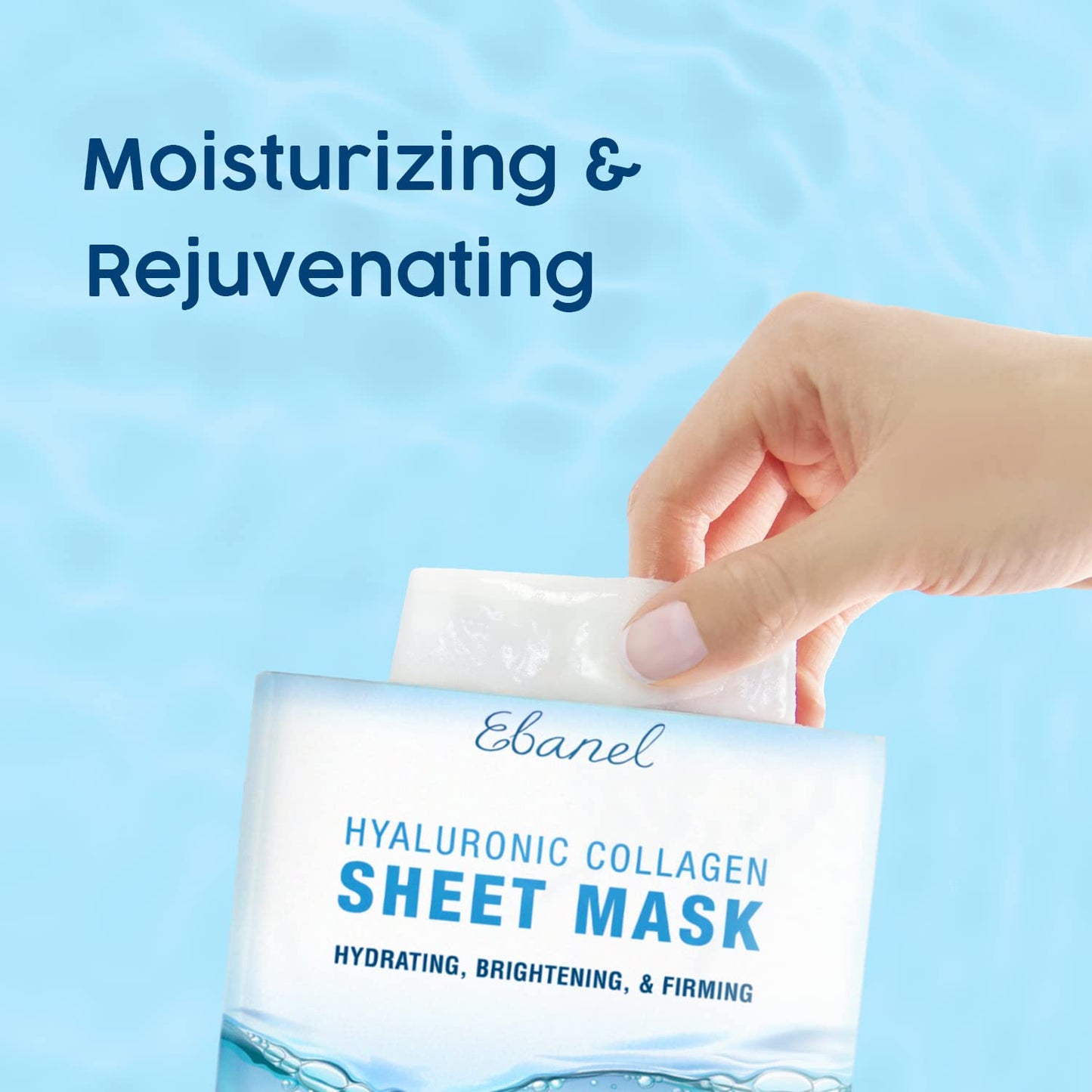 Ebanel Bundle of 30% AHA 2% BHA Chemical Peel and 10 Pack Collagen Face Mask - Maple Wellness Supplements