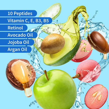 Ebanel Bundle of Advanced Silicone Scar Gel 1 Oz, and Hyaluronic Acid Serum - Maple Wellness Supplements