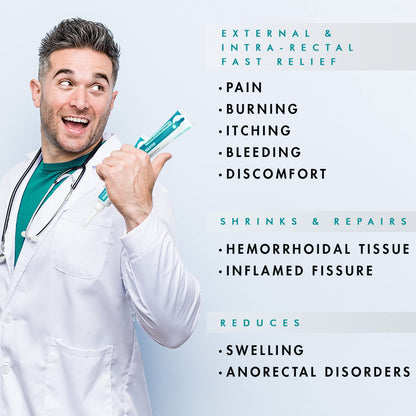 Ebanel Bundle of Lidocaine Numbing Spray, and Hemorrhoid Master - Maple Wellness Supplements