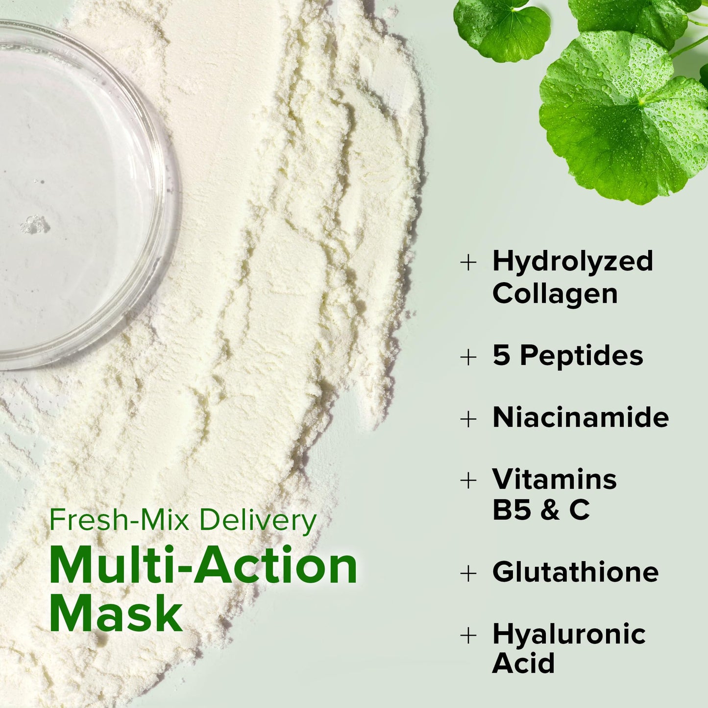Ebanel Collagen Peptides Wash-Off Face Mask Set, 8 Pack Instant Skin Tightening and Lifting Masks, Brightening Face Mask with Niacinamide, Glutathione, Hyaluronic Acid, Vitamin C, Cica, B5, Albumen - Maple Wellness Supplements
