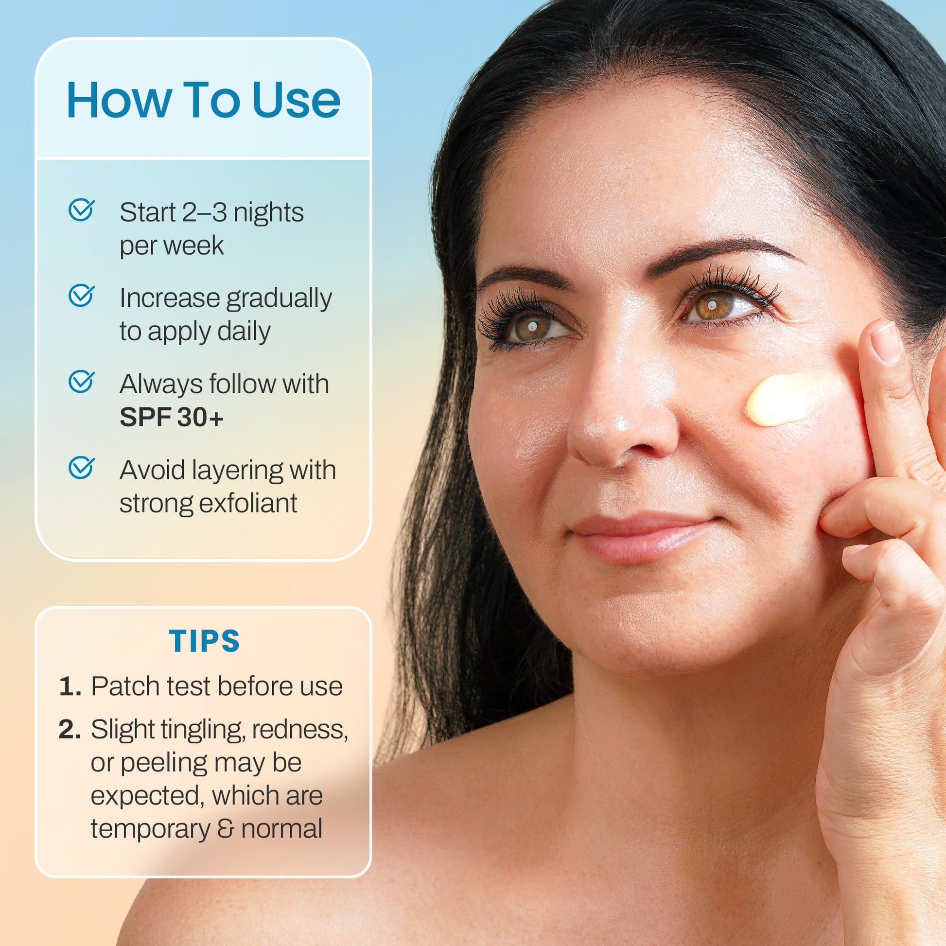 Ebanel Retinol Cream for Face 3.5 oz, Moisturizer with Collagen, Peptides, Ceramides, Hyaluronic Acid, Vitamin C & B5, Firming Anti Aging Face Cream for Wrinkles, Fine Lines, Dark Spots, Day & Night - Maple Wellness Supplements