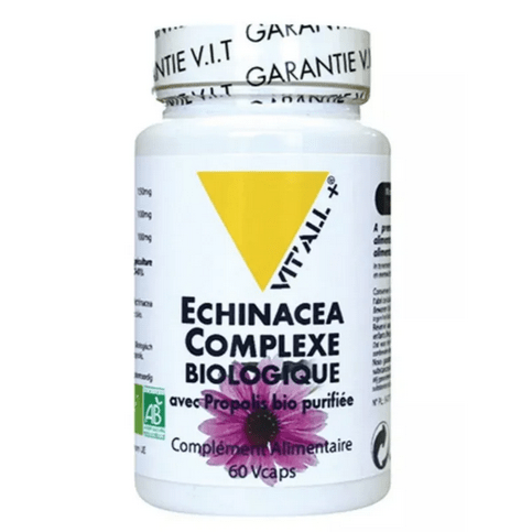 Echinacea Complexe BIO (avec Propolis) 60 gélules VIT'ALL+ - Maple Wellness Supplements