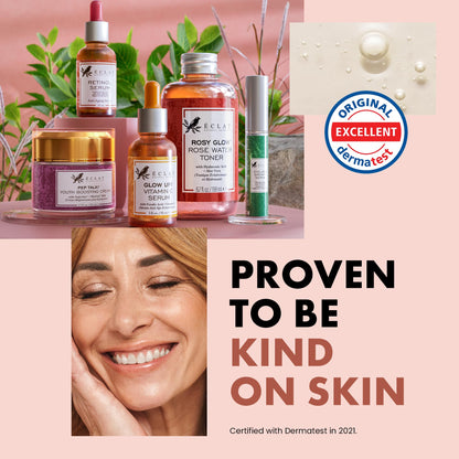 Eclat Skincare Rose Water Toner – Hydrating Toner for Face - Rosewater with Hyaluronic Acid & Aloe Vera - Alcohol Free & Skin Soothing Formula - Rejuvenating & Calming Facial Skin Care - Maple Wellness Supplements