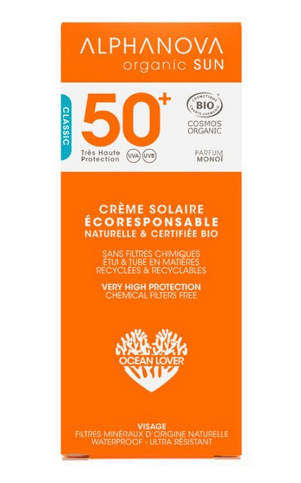 Eco-responsible sun cream spf 50 ALPHANOVA ORGANIC SUN - Maple Wellness Supplements