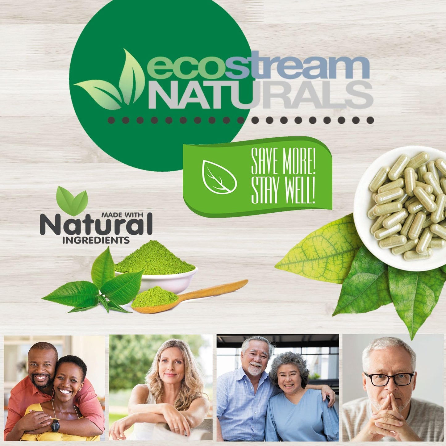 ecostream Naturals MAX 2650mg Nitric Oxide Booster L-Arginine - L-Citruline and Astragin - Time Release 2650 MAX Formula - Maple Wellness Supplements