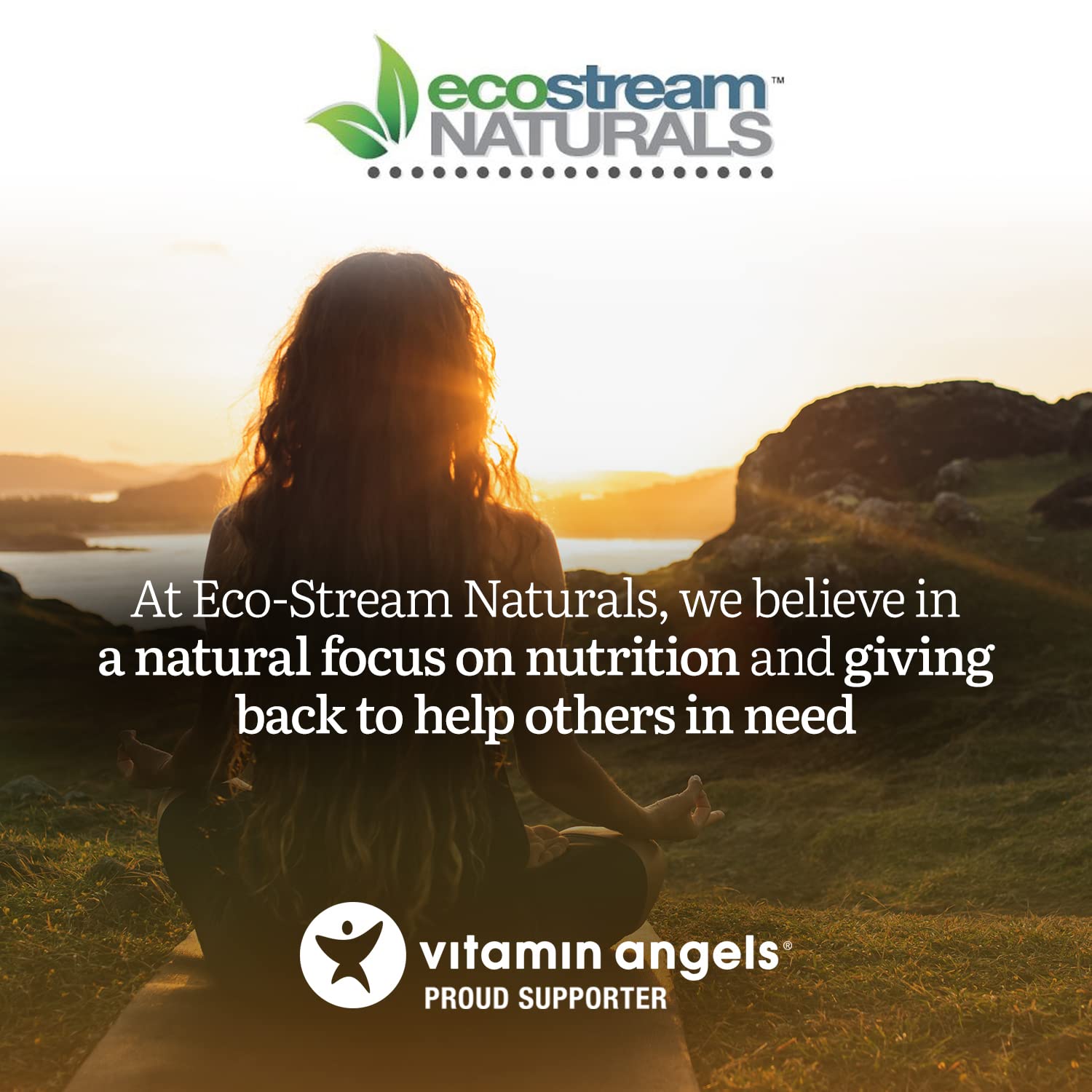ecostream Naturals Vital First Daily Greens Superfood Powder 50 Whole Super Foods with Spirulina, Chlorella, Flax Seed, Fiber and Enzymes with Organic Greens - 30 Servings - Maple Wellness Supplements