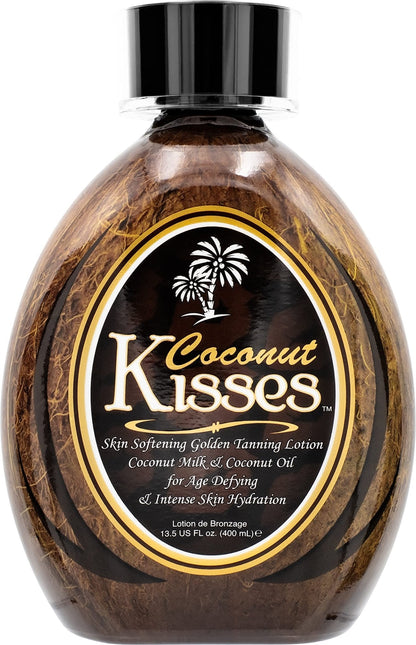 Ed Hardy Coconut Kisses Golden Tanning Lotion Cruelty Free, Gluten Free, Mineral Oil Free, DHA Free for All skin type, 13.5oz - Maple Wellness Supplements