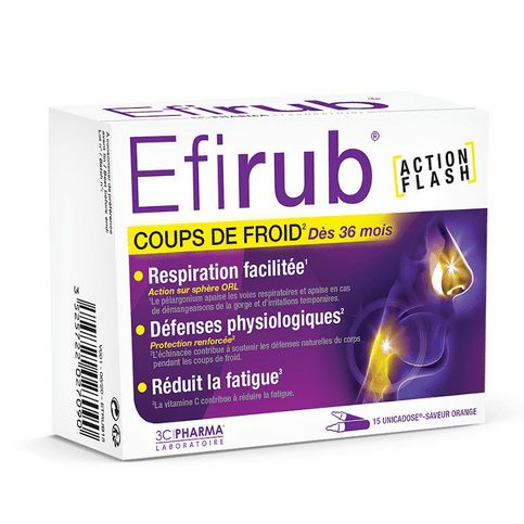 Efirub cold and flu symptoms - 3C PHARMA - Maple Wellness Supplements