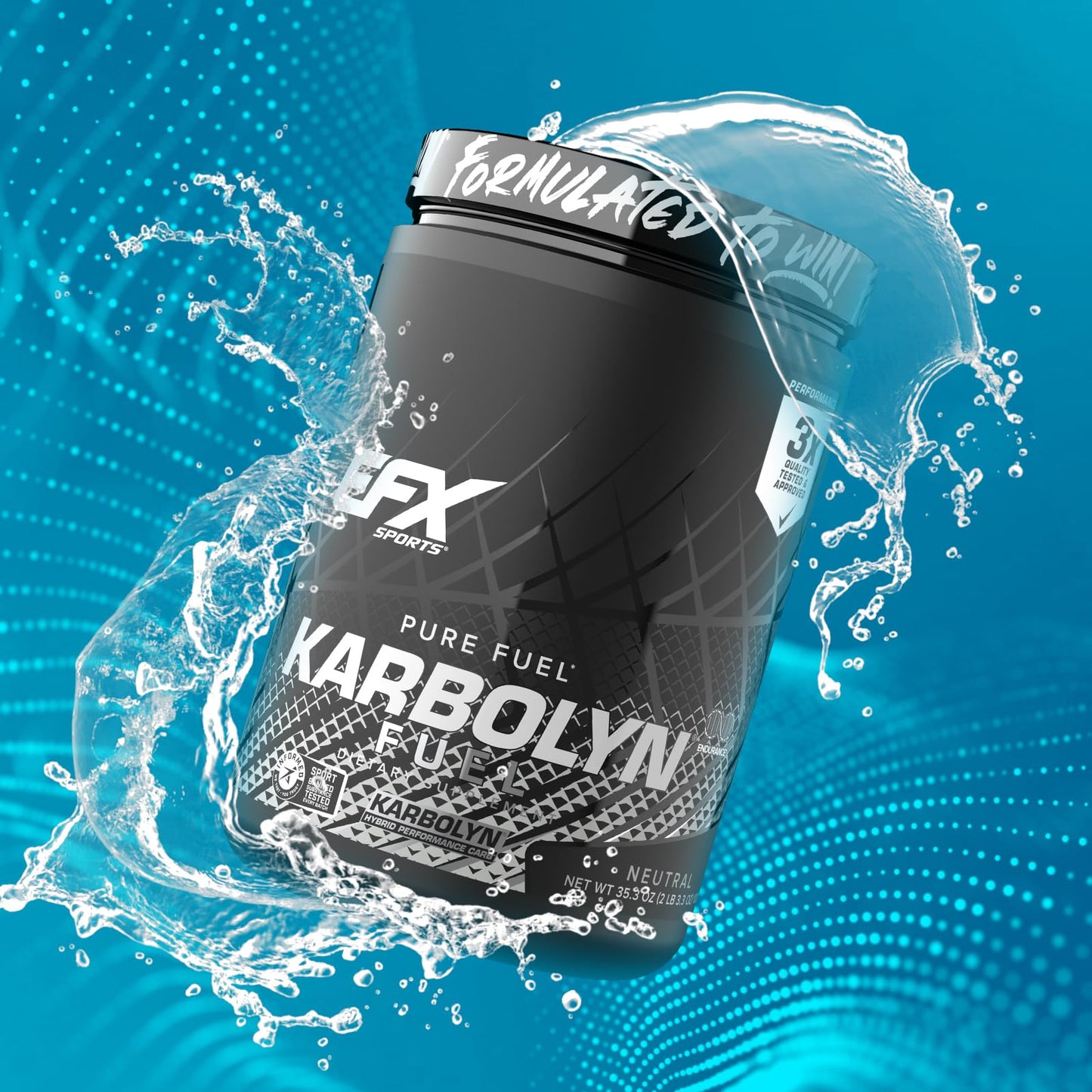 EFX Sports Karbolyn Fuel | Fast-Absorbing Carbohydrate Powder | Carb Load, Sustained Energy, Quick Recovery | Stimulant Free | 20 Servings (Neutral) - Maple Wellness Supplements