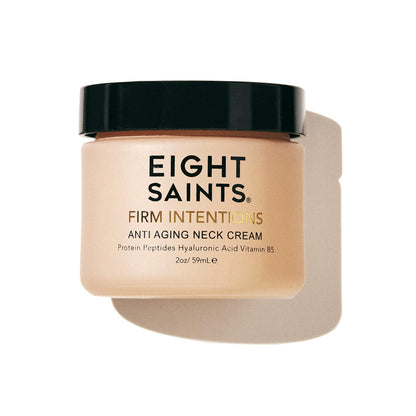 Eight Saints Firm Intentions Anti Aging Neck Cream, Natural & Organic, For Firming Skin and Reducing Wrinkles, 2 Ounces - Maple Wellness Supplements