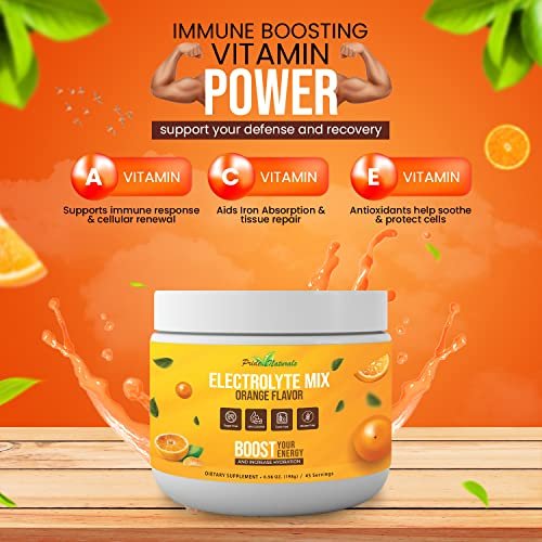 Electrolyte Powder - Refreshing Workout Recovery Electrolytes, Sugar Free, Gluten Free - Maple Wellness Supplements