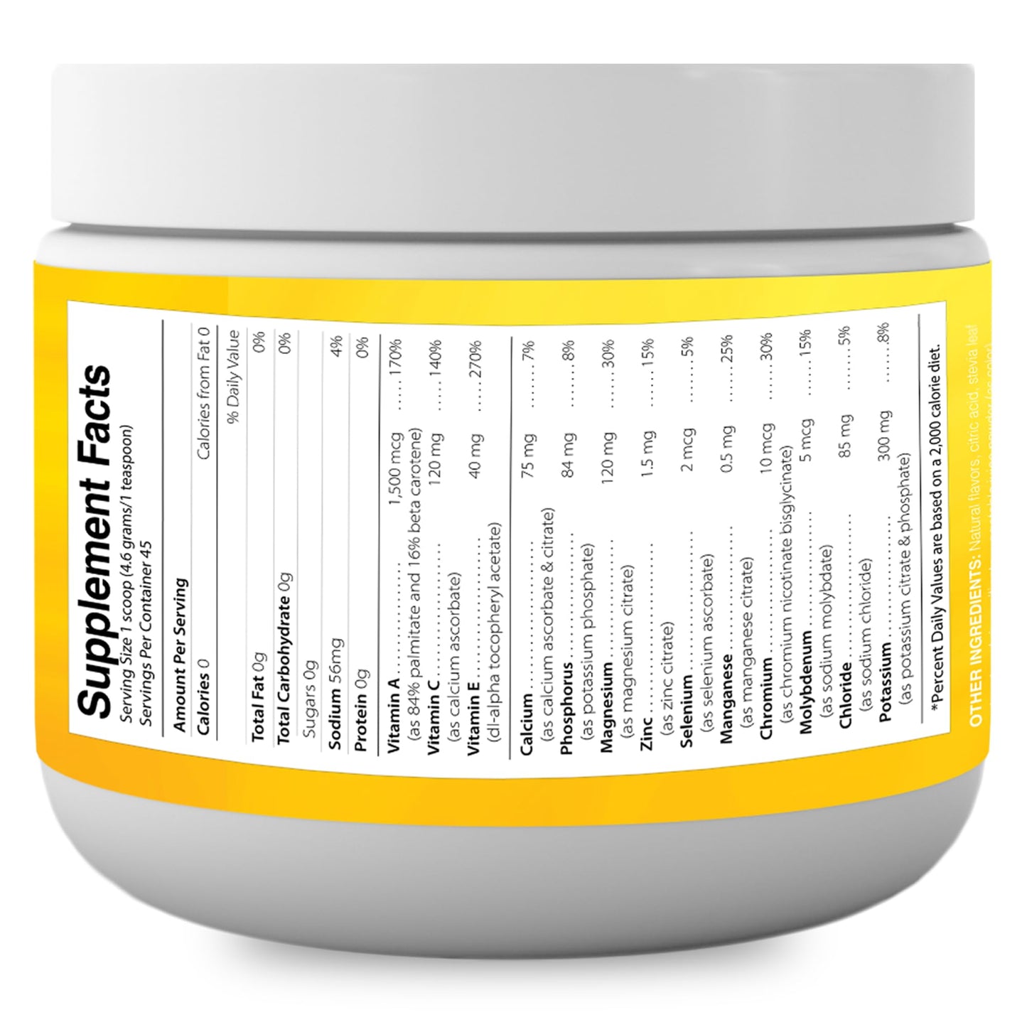 Electrolyte Powder - Refreshing Workout Recovery Electrolytes, Sugar Free, Gluten Free - Maple Wellness Supplements