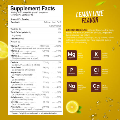 Electrolyte Powder - Refreshing Workout Recovery Electrolytes, Sugar Free, Gluten Free - Maple Wellness Supplements