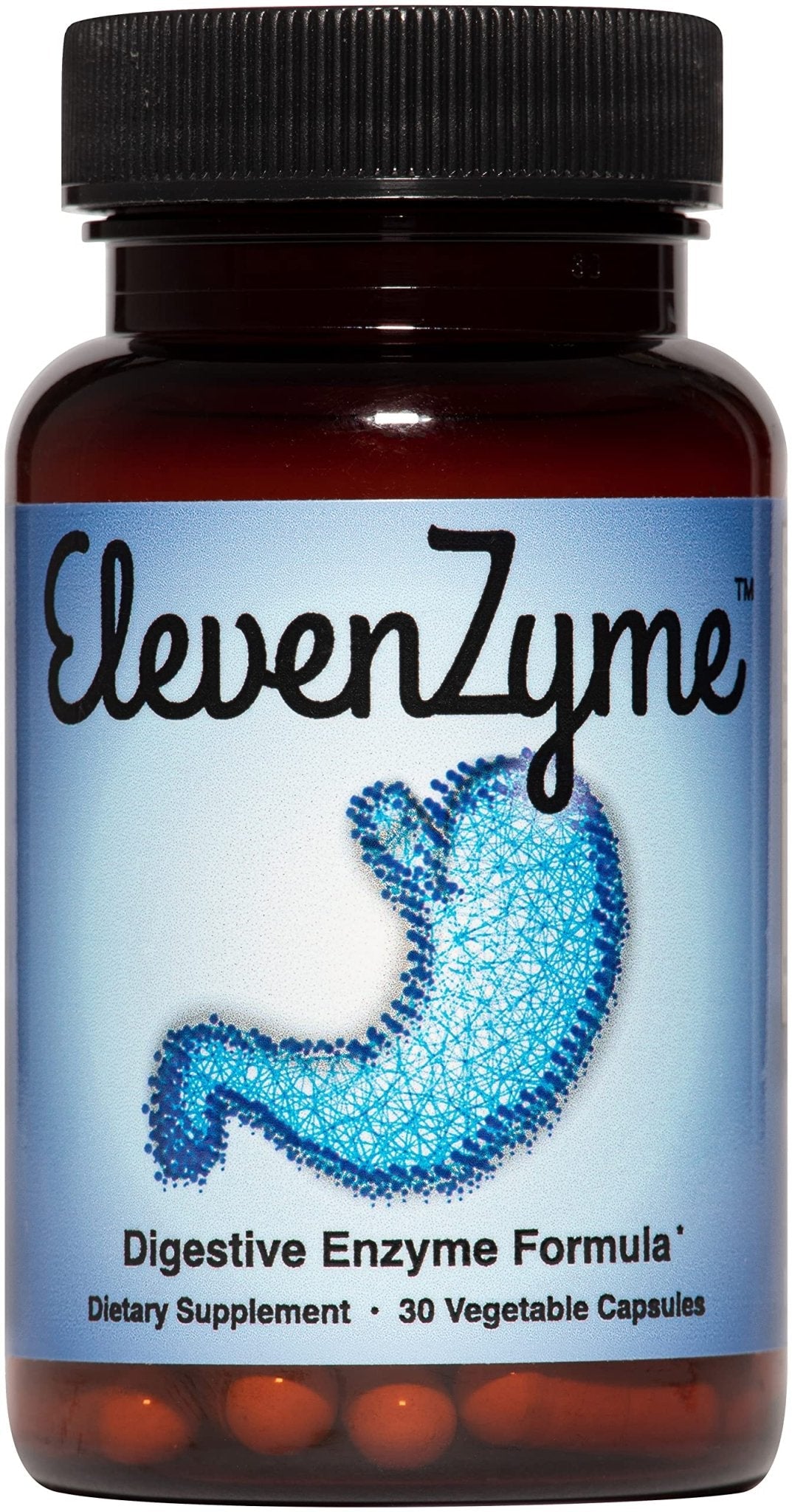 ElevenZyme - Natural Digestive Enzyme Supplement - Non-GMO, Vegan - Maple Wellness Supplements
