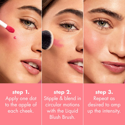 e.l.f. Camo Liquid Blush, Long-lasting Liquid Blush For High-pigment Color, Creates A Soft, Dewy Finish, Vegan & Cruelty-free, Cheeky Lychee - Maple Wellness Supplements