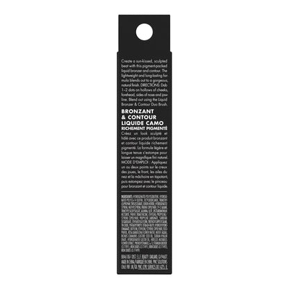 e.l.f. Camo Liquid Bronzer & Contour, Silky Highly Pigmented Formula, Creates a Long-Lasting Bronzed Glow & Natural Look, Vegan & Cruelty-Free, 2 Fair/Light - Maple Wellness Supplements