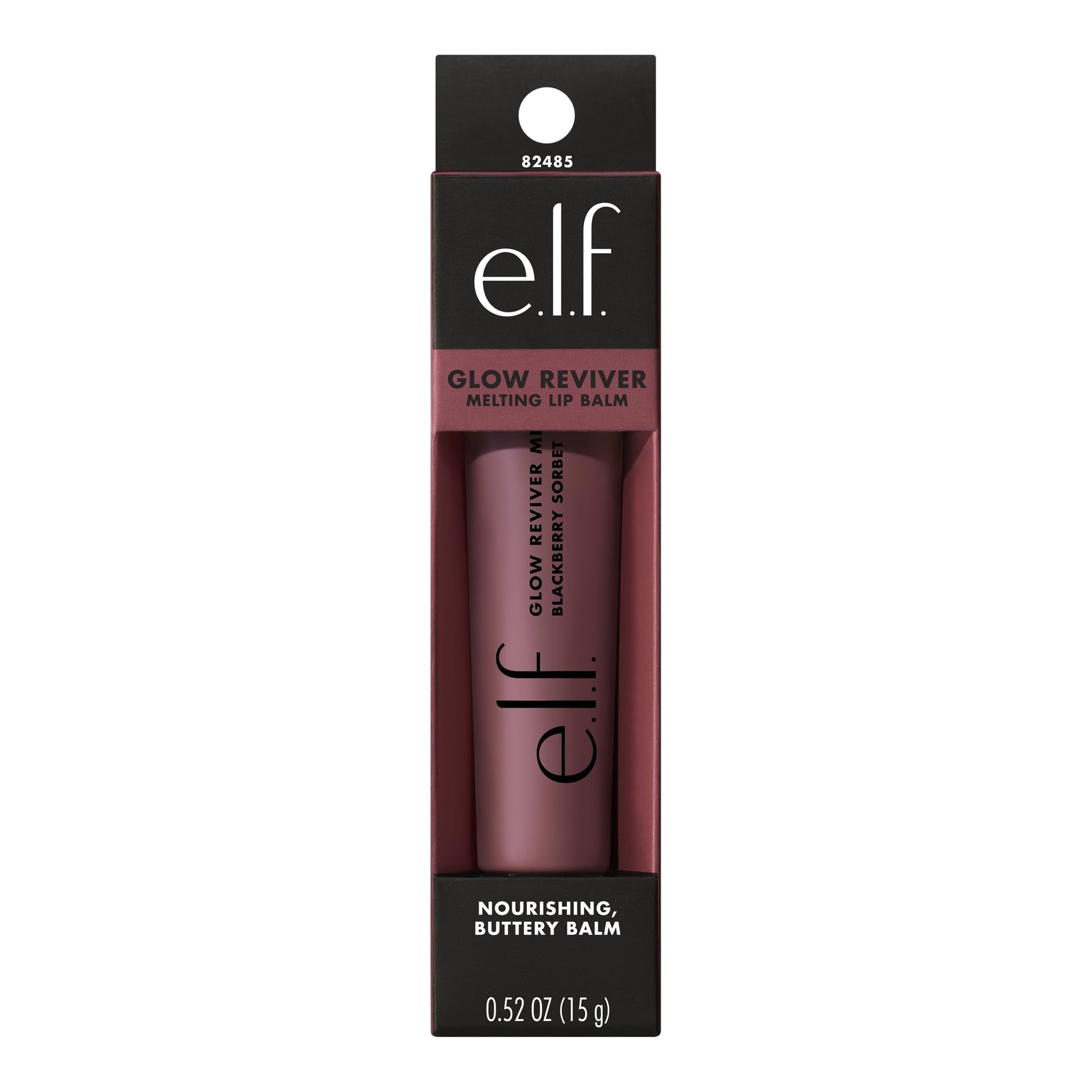 e.l.f. Glow Reviver Melting Lip Balm, Hydrating Tinted Lip Balm For A Glossy Finish & Soft, Supple Lips, Vegan & Cruelty-Free, Blackberry Sorbet - Maple Wellness Supplements