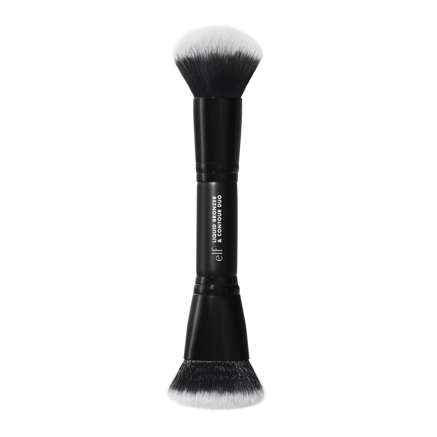 e.l.f. Liquid Bronzer & Contour Duo Brush, Silky Highly Pigmented Formula with Dual-ended Makeup Brush, Synthetic Bristles, 100% Vegan and Cruelty-Free - Maple Wellness Supplements