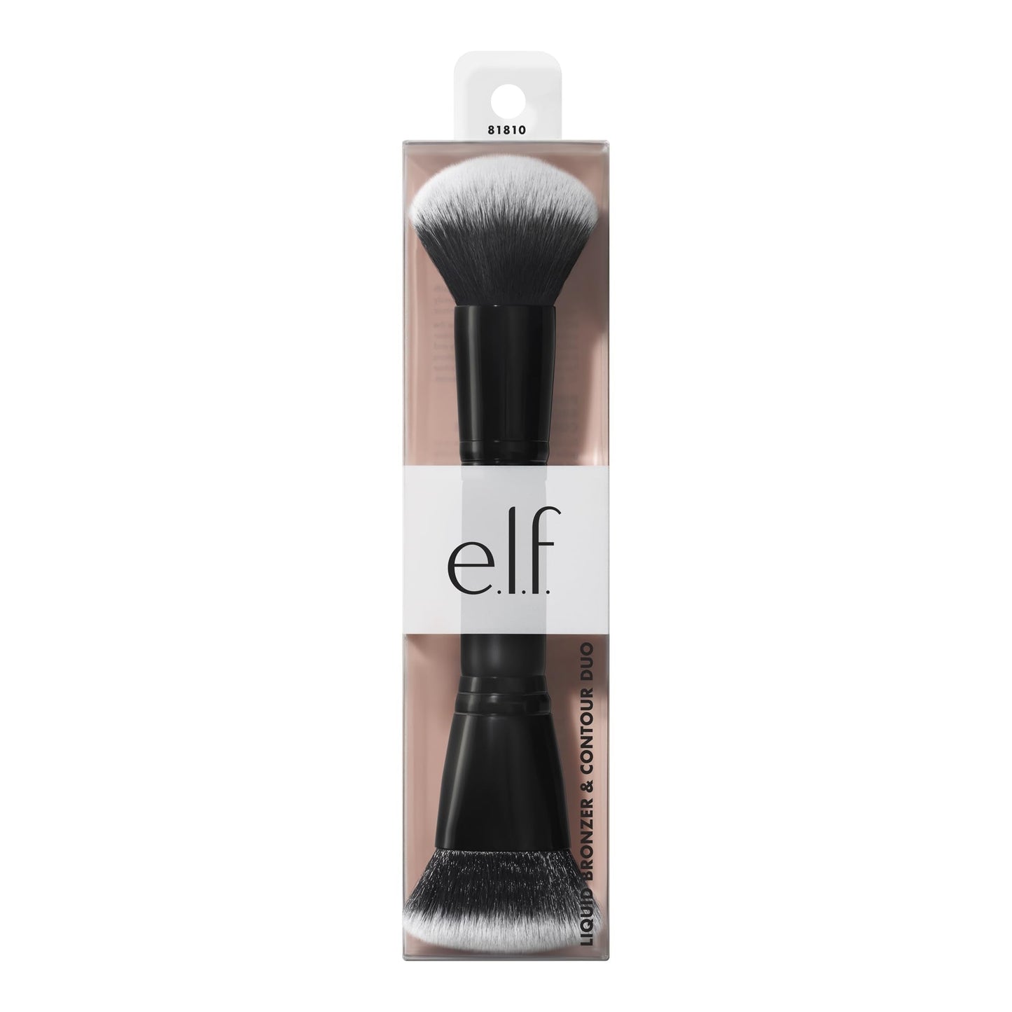 e.l.f. Liquid Bronzer & Contour Duo Brush, Silky Highly Pigmented Formula with Dual-ended Makeup Brush, Synthetic Bristles, 100% Vegan and Cruelty-Free - Maple Wellness Supplements