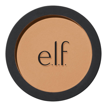 e.l.f. Primer-infused Bronzer, Long-Wear, Matte, Bold, Lightweight, Blends Easily, Contours Cheeks, Forever Sun Kissed, All-Day Wear, 0.35 Oz - Maple Wellness Supplements