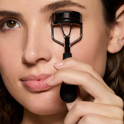 e.l.f. Pro Eyelash Curler, Strong, Contoured, Eye-Opening, Voluminous Lashes, Includes Additional Rubber Replacement Pad, Silver - Maple Wellness Supplements