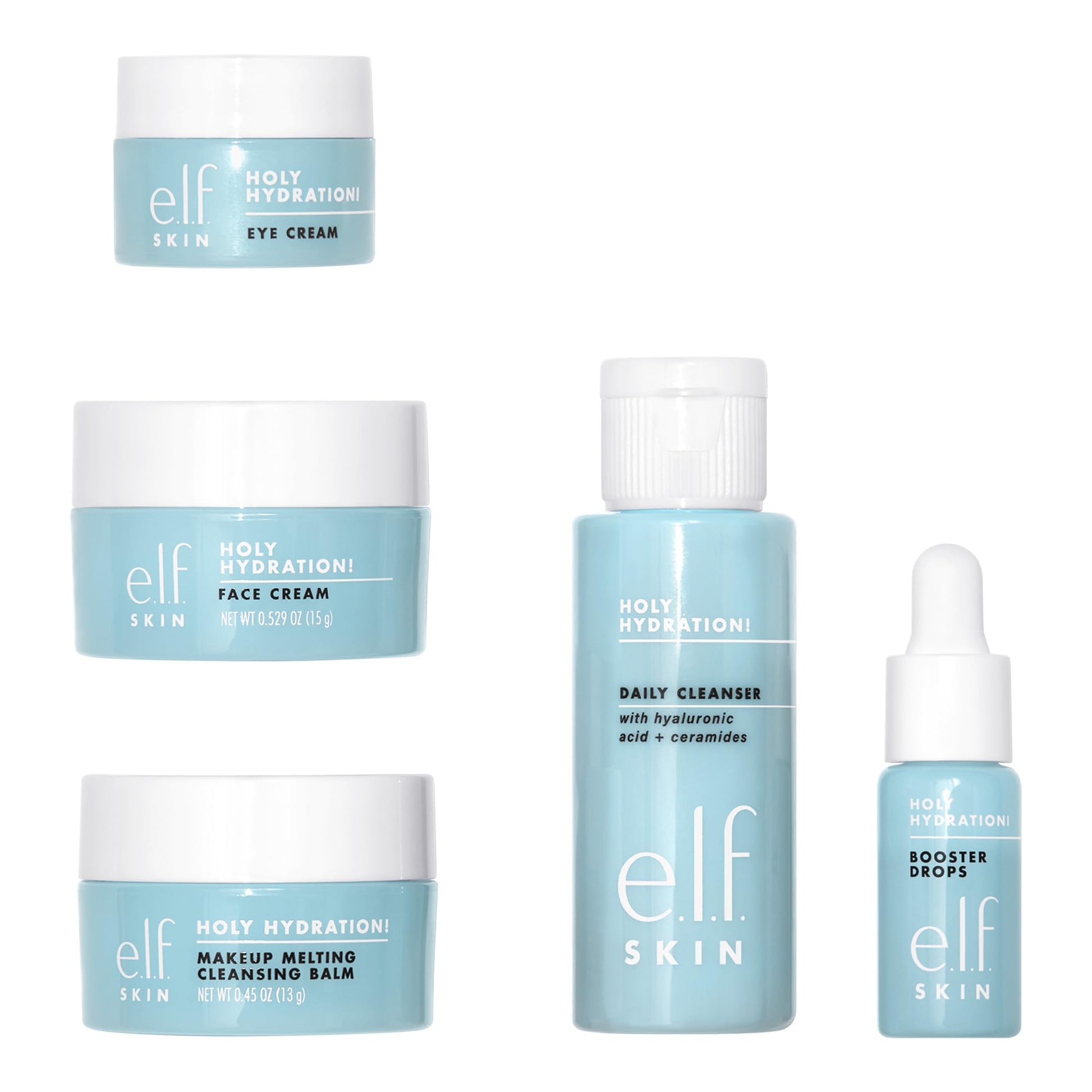 e.l.f. SKIN Holy Hydration! Hydrated Ever After Skincare Mini Kit, Cleanser, Makeup Remover, - Maple Wellness Supplements