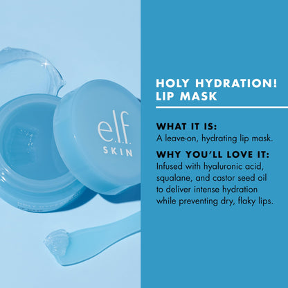 e.l.f. SKIN Holy Hydration! Lip Mask, Hydrating Lip Mask For A Softer & Smoother Pout, Infused With Hyaluronic Acid - Maple Wellness Supplements