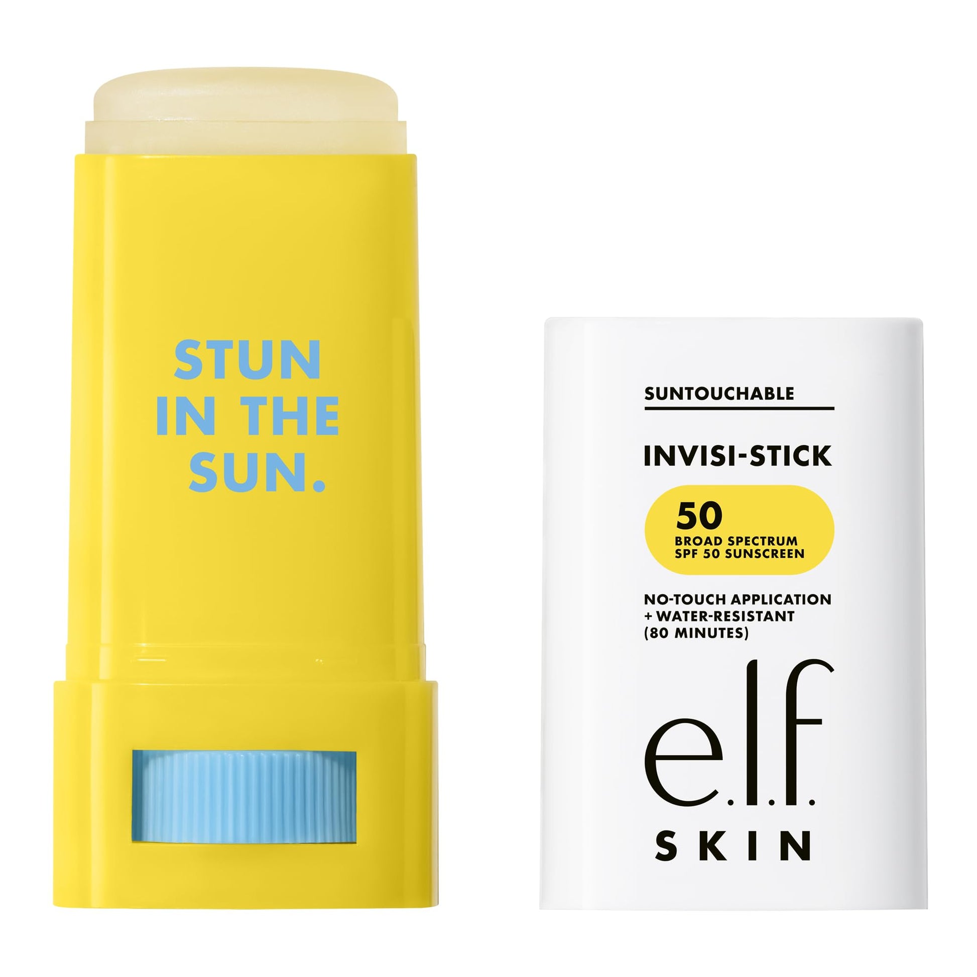 e.l.f. SKIN Suntouchable Invisi-Stick SPF 50, Clear Sunscreen For A Natural Finish, Made With Moisturizing Sunflower Seed Oil, Vegan & Cruelty-Free - Maple Wellness Supplements