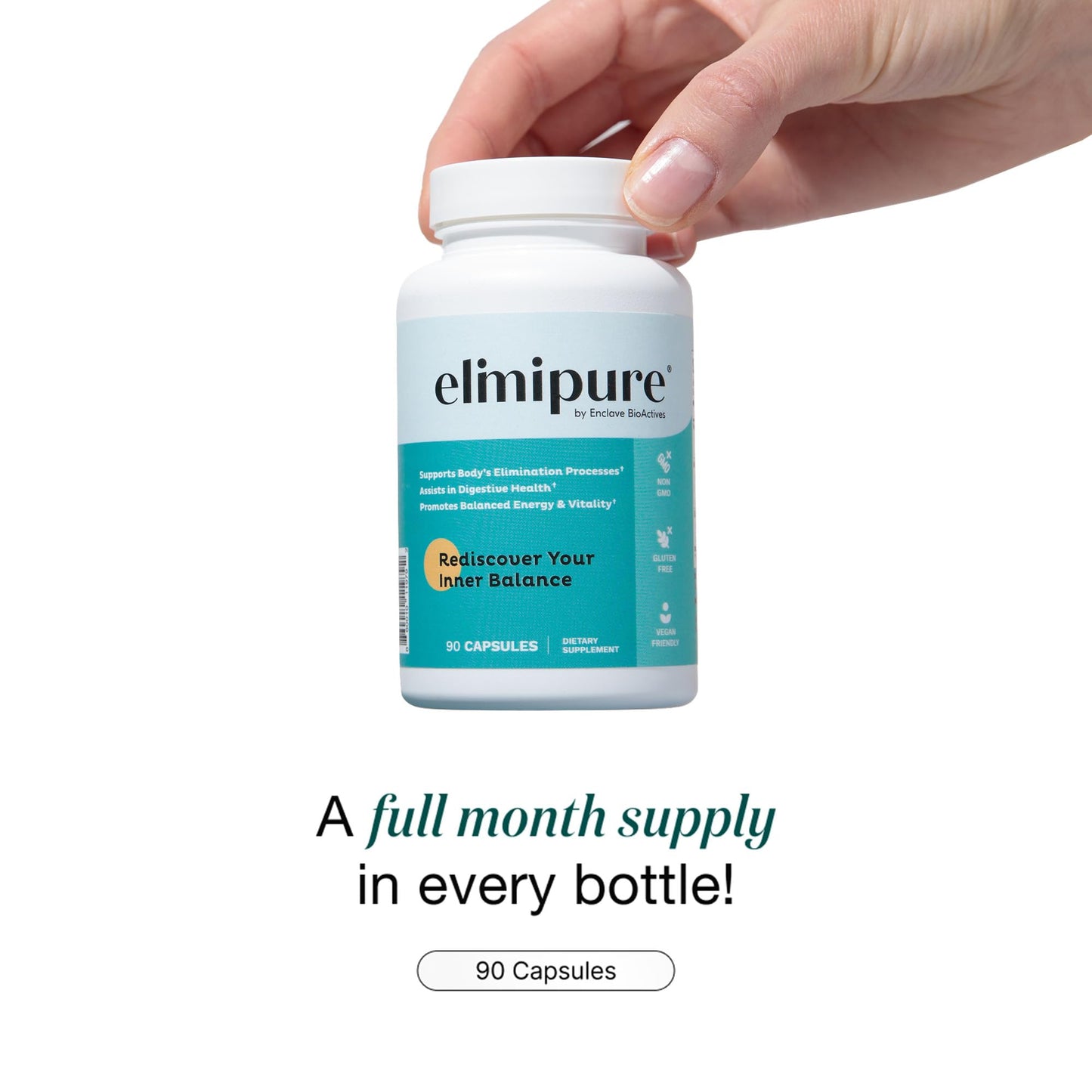 Elimipure Gut Cleanse & Restore Supplement: Natural & Effective Detox Cleanse Capsules | Fortify Your Microbiome | Effortless Morning Stools - Maple Wellness Supplements
