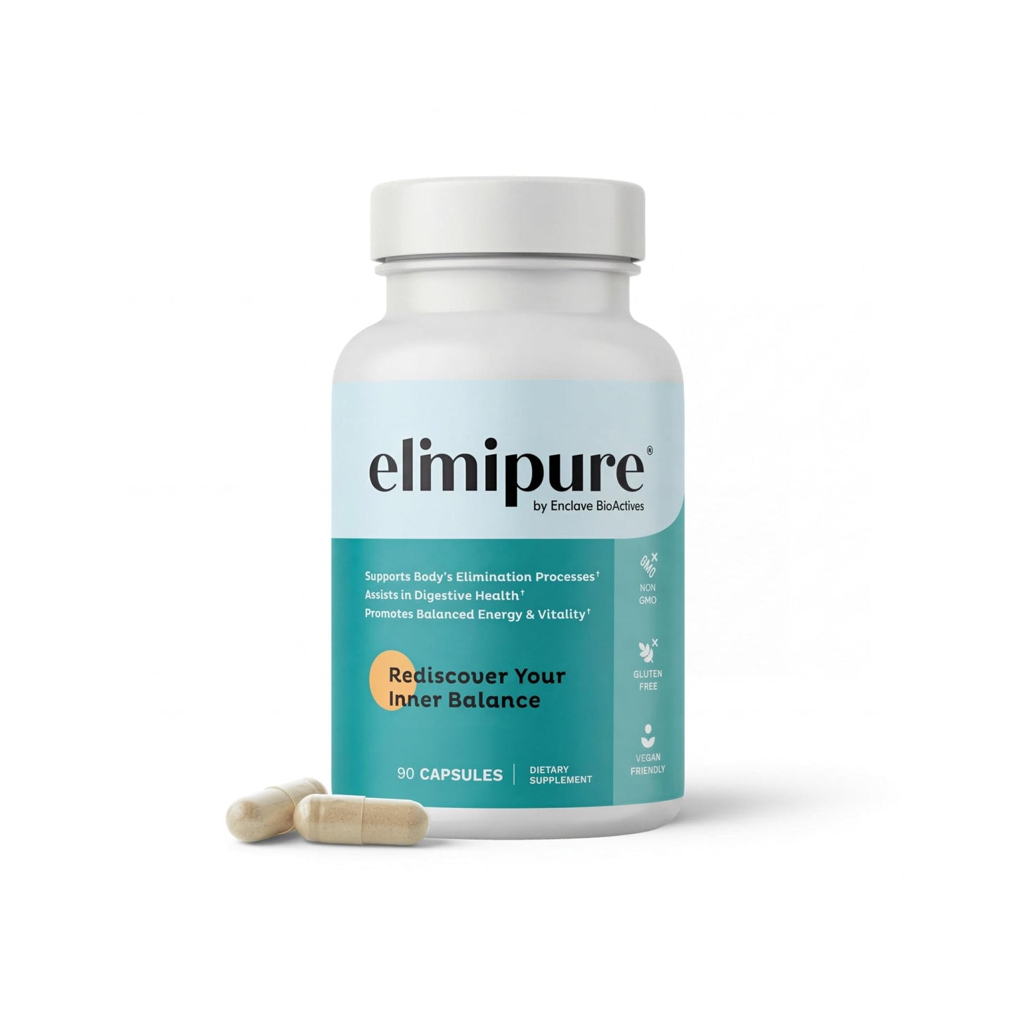 Elimipure Gut Cleanse & Restore Supplement: Natural & Effective Detox Cleanse Capsules | Fortify Your Microbiome | Effortless Morning Stools - Maple Wellness Supplements
