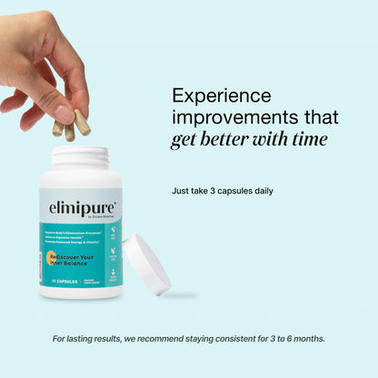 Elimipure Gut Cleanse & Restore Supplement: Natural & Effective Detox Cleanse Capsules | Fortify Your Microbiome | Effortless Morning Stools - Maple Wellness Supplements