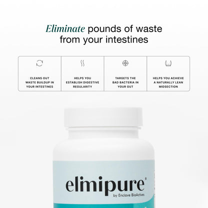 Elimipure Gut Cleanse & Restore Supplement: Natural & Effective Detox Cleanse Capsules | Fortify Your Microbiome | Effortless Morning Stools - Maple Wellness Supplements