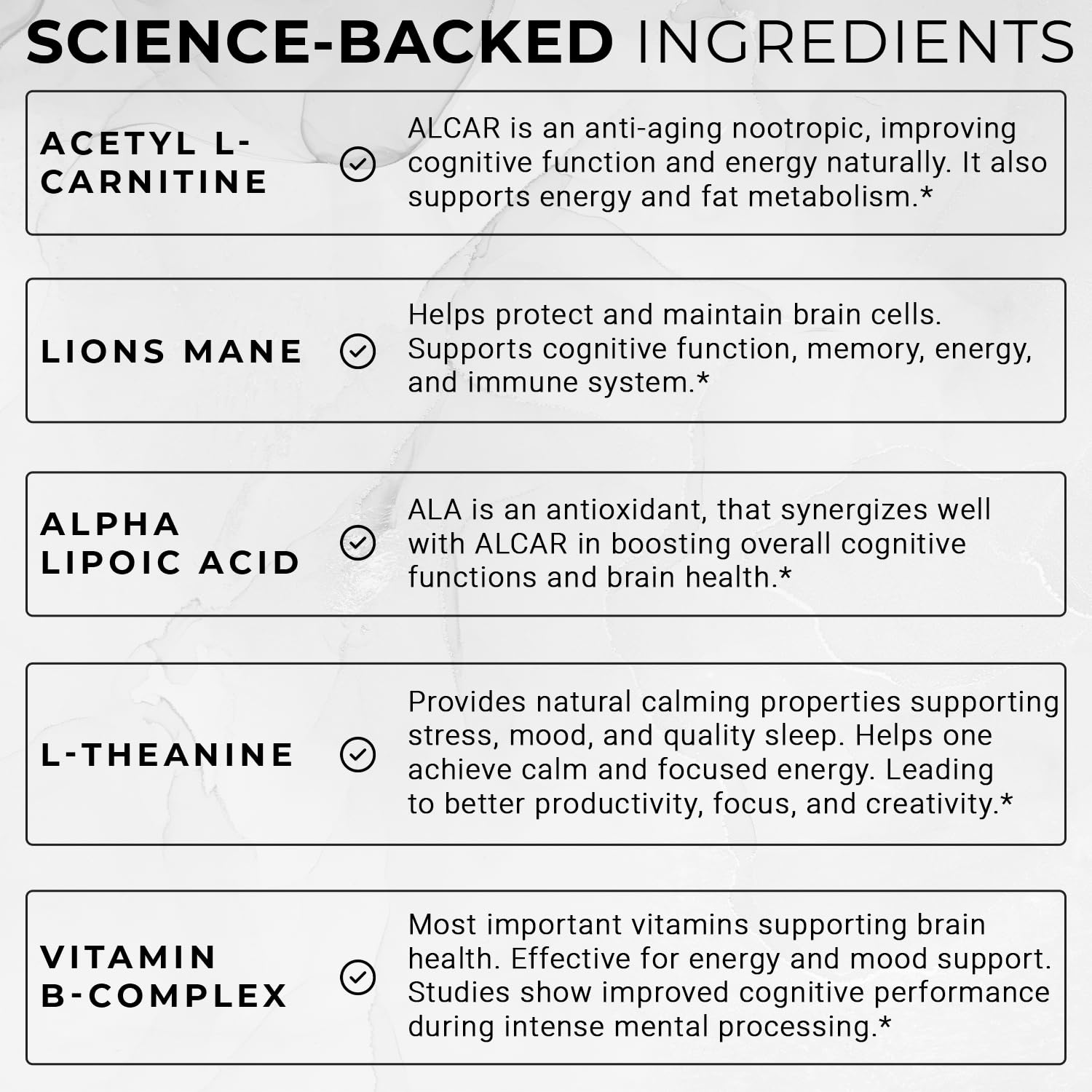 Elite Brain - Nootropic Supplement for Focus, Memory & Mental Clarity – Caffeine-Free Natural Energy with Lion’s Mane, L-Theanine & Vitamin B Complex (60 Capsules) - Maple Wellness Supplements
