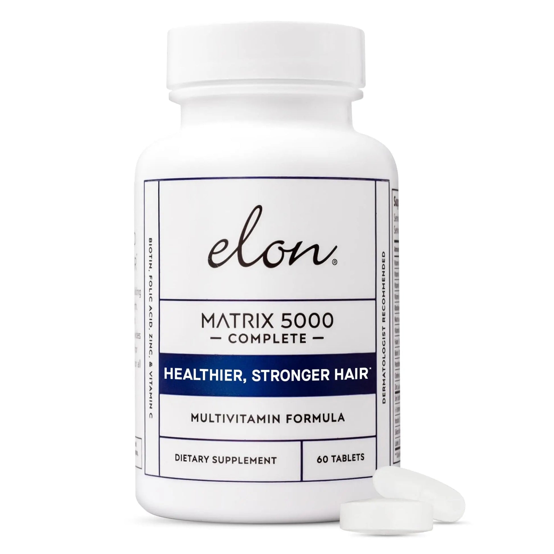 Elon Matrix 5000 Complete Multivitamin — Skin, Hair and Nail Growth Vitamins — Healthy Hair Growth Vitamins for Women & Men - Maple Wellness Supplements