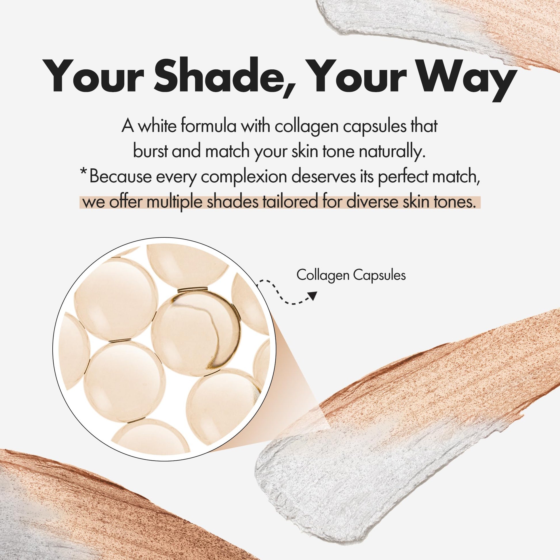 ELROEL Blanc Cover Cream Stick V White - Korean Color-Changing Foundation Stick with Volufiline - Medium to Full Coverage Dewy Finish Base Makeup - Dual-Ended with Detachable Brush (202 Natural) - Maple Wellness Supplements