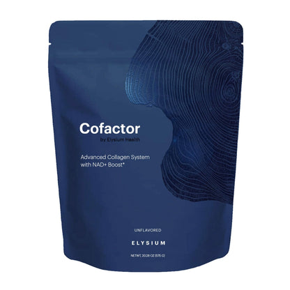 ELYSIUM Cofactor – 4-in-1 Collagen Peptides Powder w/NAD+, Hyaluronic Acid & Vitamin C for Skin, Hair, Nails, Joints & Cellular Health, Collagen Supplements for Men & Women – Unflavored, 28 Servings - Maple Wellness Supplements