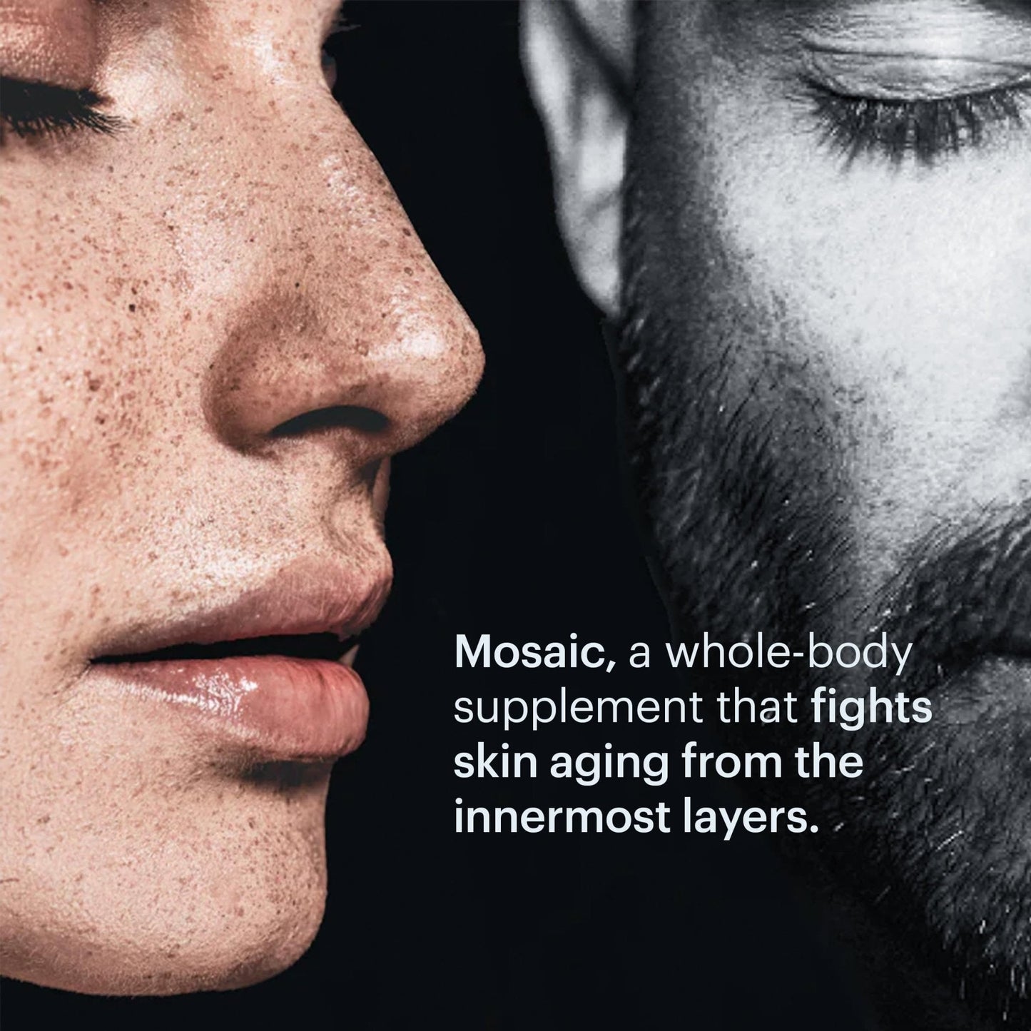 ELYSIUM Mosaic - Hyaluronic Acid Supplement - Clinically Proven - Fights Fine Lines & Skin Aging - Collagen Supplement - 30-Day Supply (Vegan Softgels) - Maple Wellness Supplements