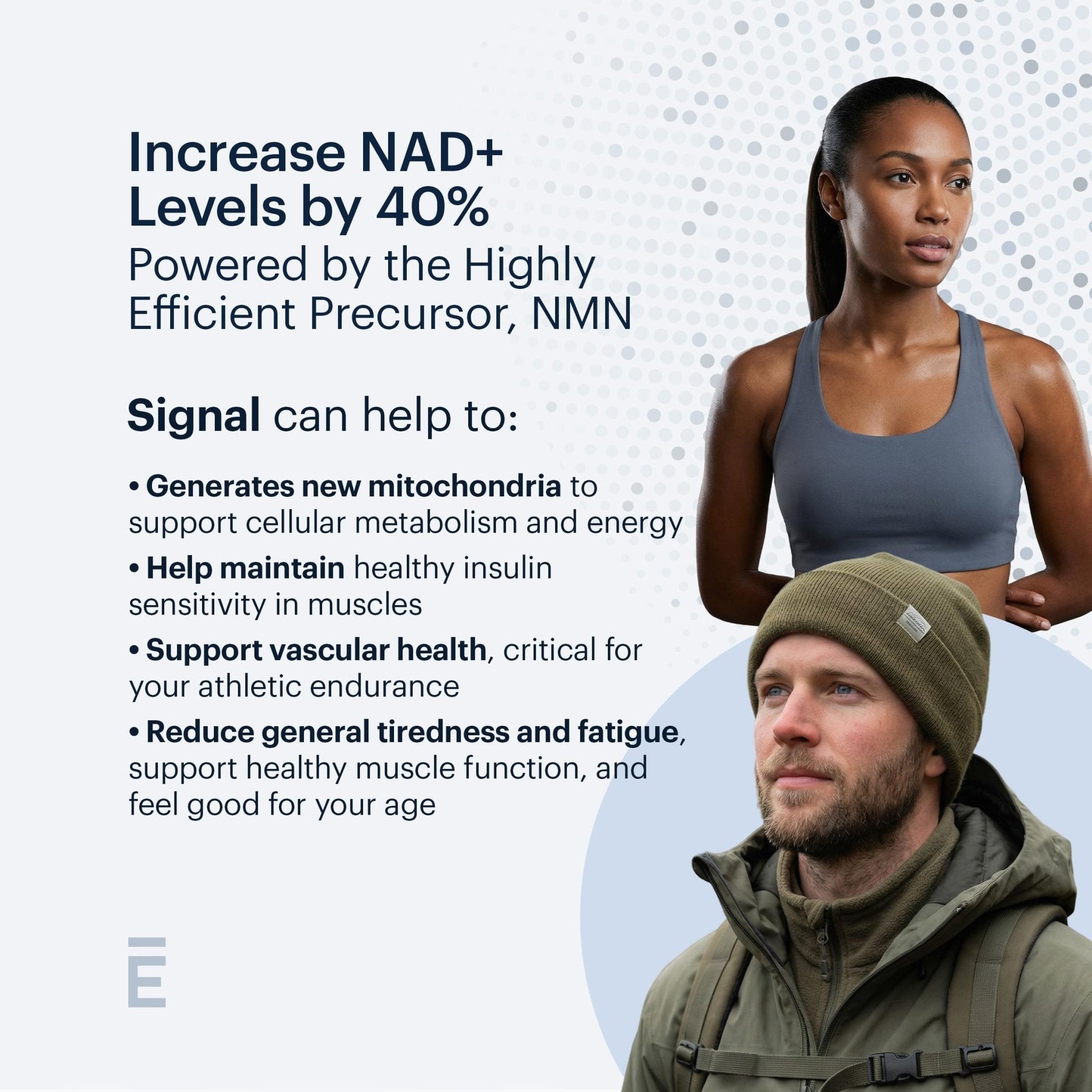 ELYSIUM Signal NMN Supplement - Clinically Proven to Support NAD+ Production, Mitochondrial Function & Metabolic Health - Nicotinamide Mononucleotide and SIRT3 Activation Complex- 30 Day Supply - Maple Wellness Supplements