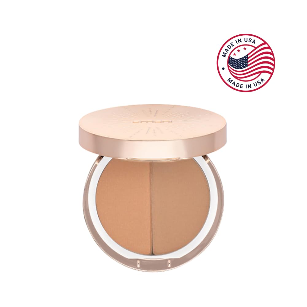 Emani Blush & Bronzer - Natural Mineral Pressed Bronzer for Face - Radiant Skin Blush for Sun Kissed Glow, All Skin Types including Sensitive Skin, Copacabana - Maple Wellness Supplements