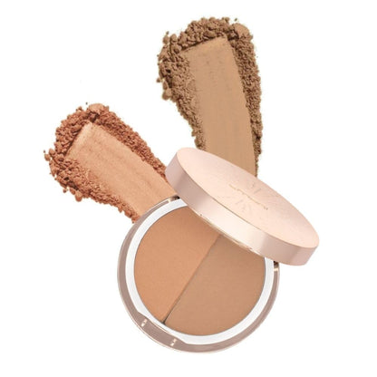 Emani Blush & Bronzer - Natural Mineral Pressed Bronzer for Face - Radiant Skin Blush for Sun Kissed Glow, All Skin Types including Sensitive Skin, Copacabana - Maple Wellness Supplements