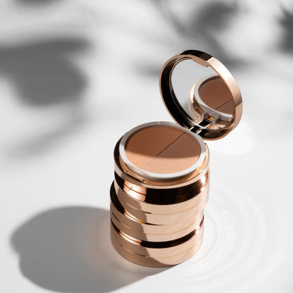 Emani Blush & Bronzer - Natural Mineral Pressed Bronzer for Face - Radiant Skin Blush for Sun Kissed Glow, All Skin Types including Sensitive Skin, Copacabana - Maple Wellness Supplements