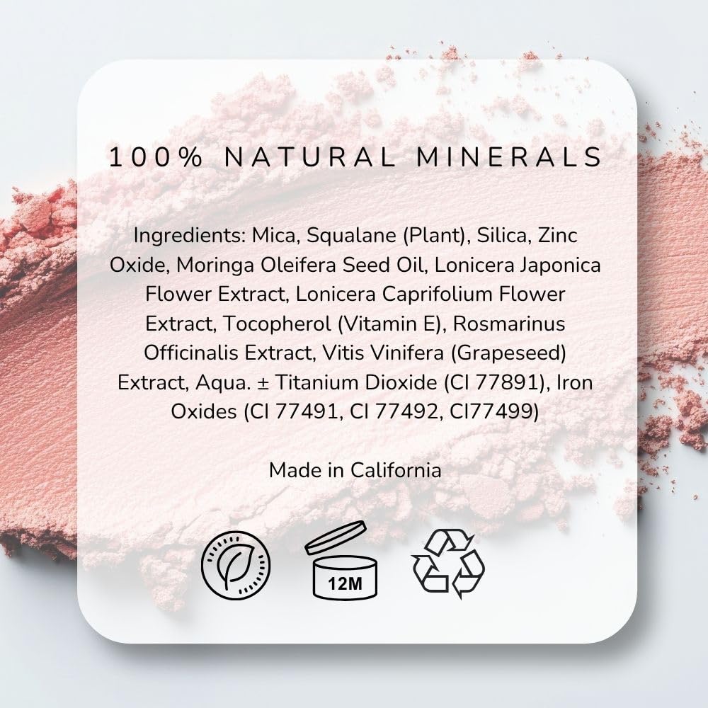 Emani Blush & Bronzer - Natural Mineral Pressed Bronzer for Face - Radiant Skin Blush for Sun Kissed Glow, All Skin Types including Sensitive Skin, Copacabana - Maple Wellness Supplements