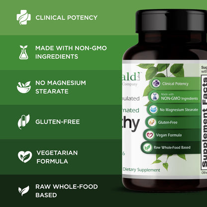 EMERALD LABS B-Healthy - Vegan Vitamin B Complex - Includes Methylated Folic Acid & Full Spectrum B Vitamins - Supports Immune, Brain & Heart Health - Maple Wellness Supplements